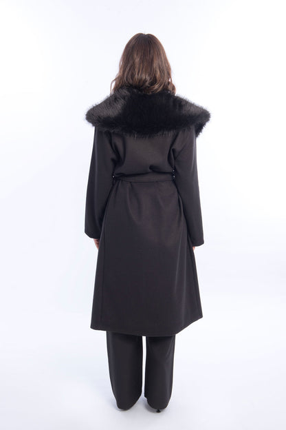 GlamFur Wool Coat