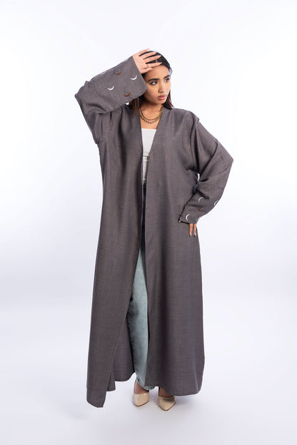 Linen Moon kaftan - Grey