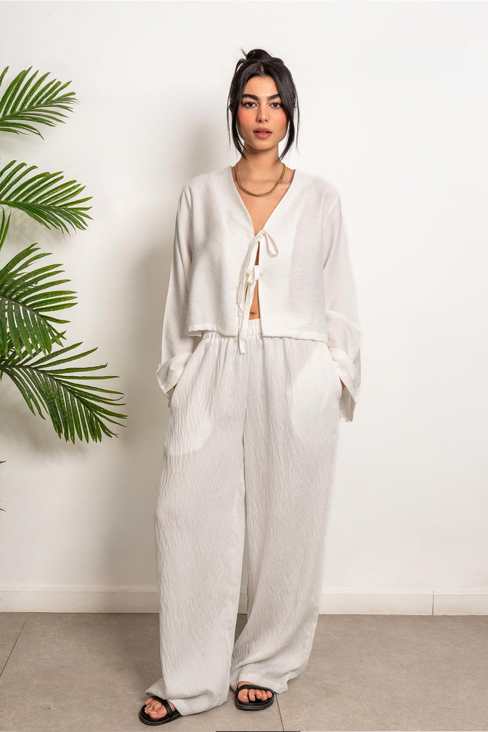 Linen Boho Set - White