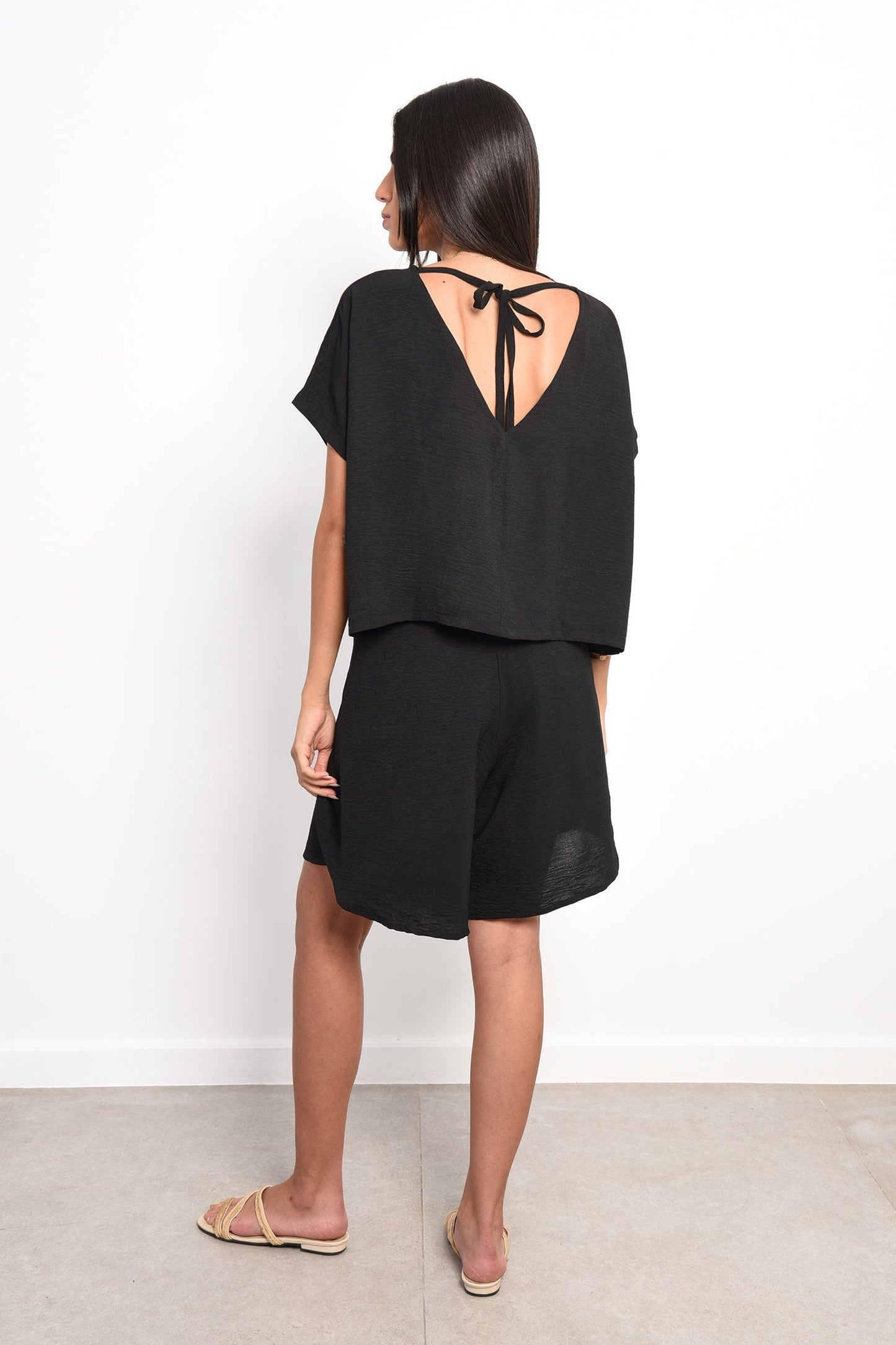 Boxy Square Top - Black