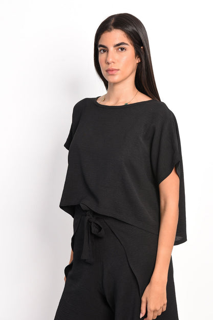 Boxy Square Top - Black