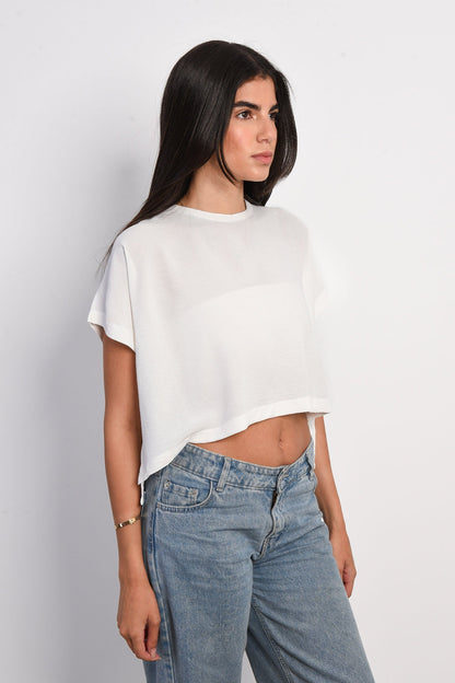 Boxy Square Top - Black