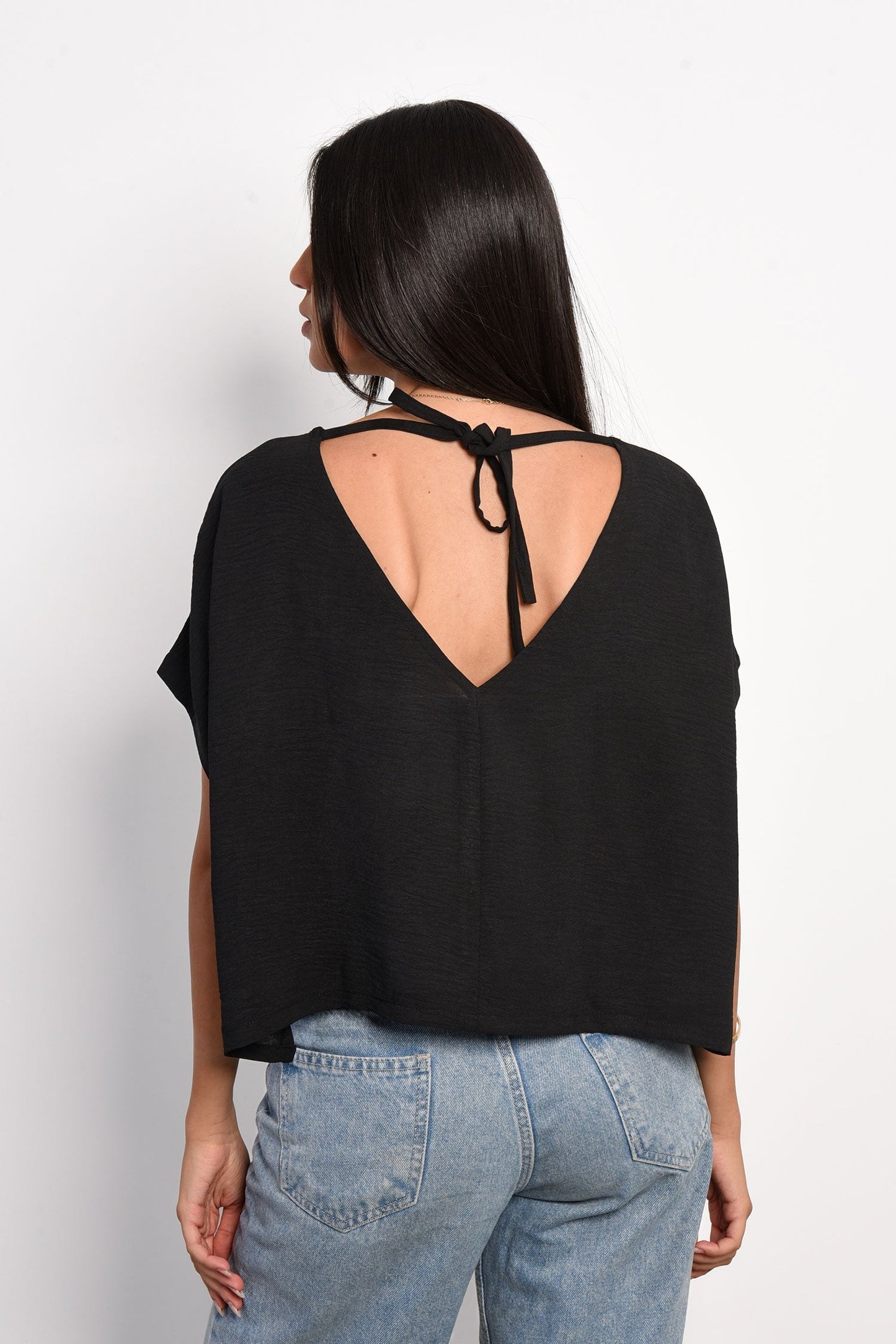 Boxy Square Top - Black