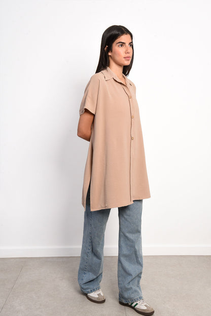 Long Shirt With Slits