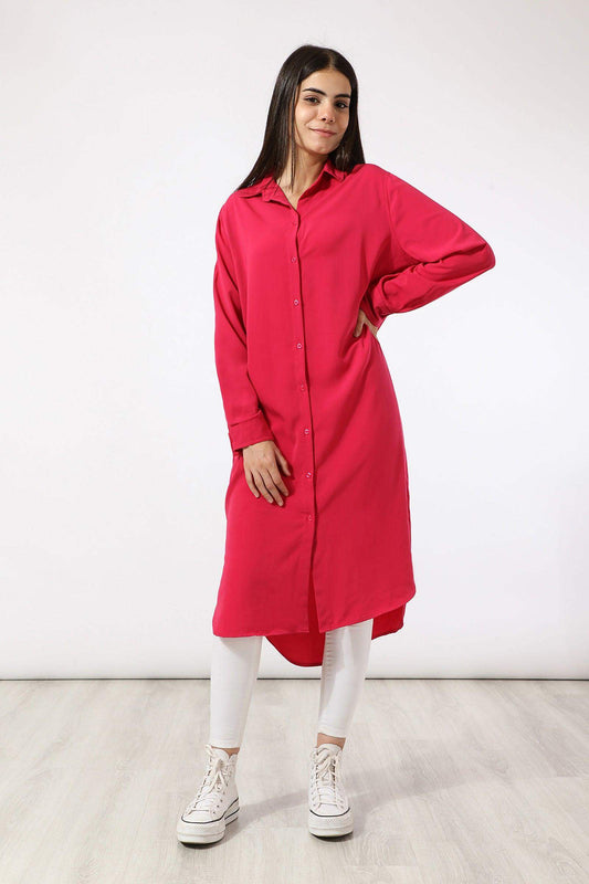 Modest Classic Shirt Dress - Carina - ÙƒØ§Ø±ÙŠÙ†Ø§