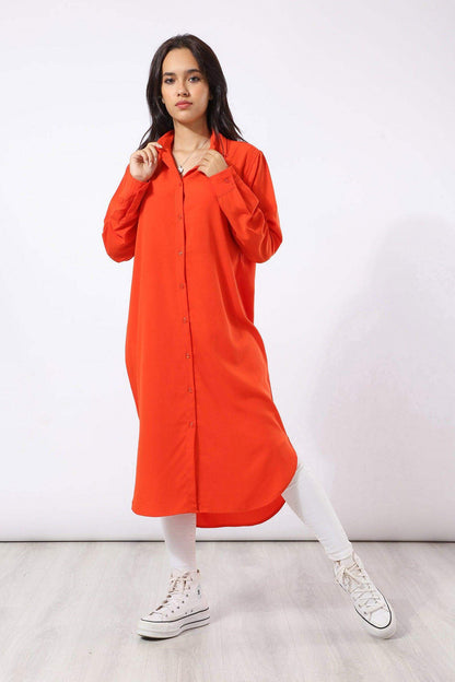 Modest Classic Shirt Dress - Carina - ÙƒØ§Ø±ÙŠÙ†Ø§