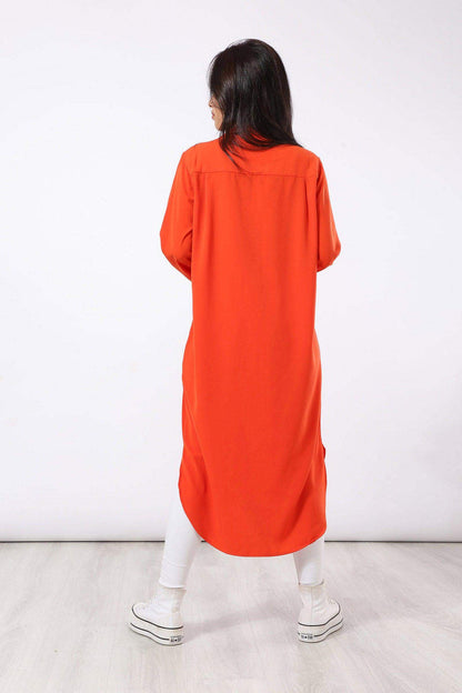 Modest Classic Shirt Dress - Carina - ÙƒØ§Ø±ÙŠÙ†Ø§