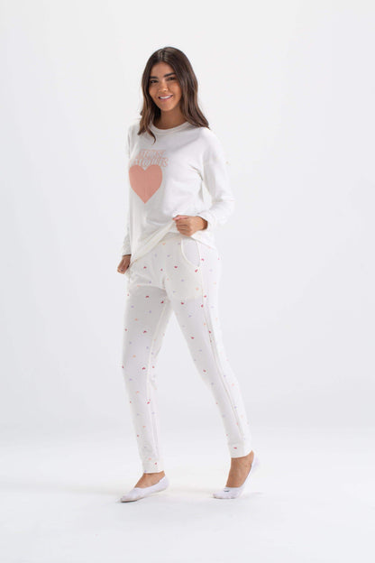 Mon Amour Printed Pyjama Set - Carina - ÙƒØ§Ø±ÙŠÙ†Ø§