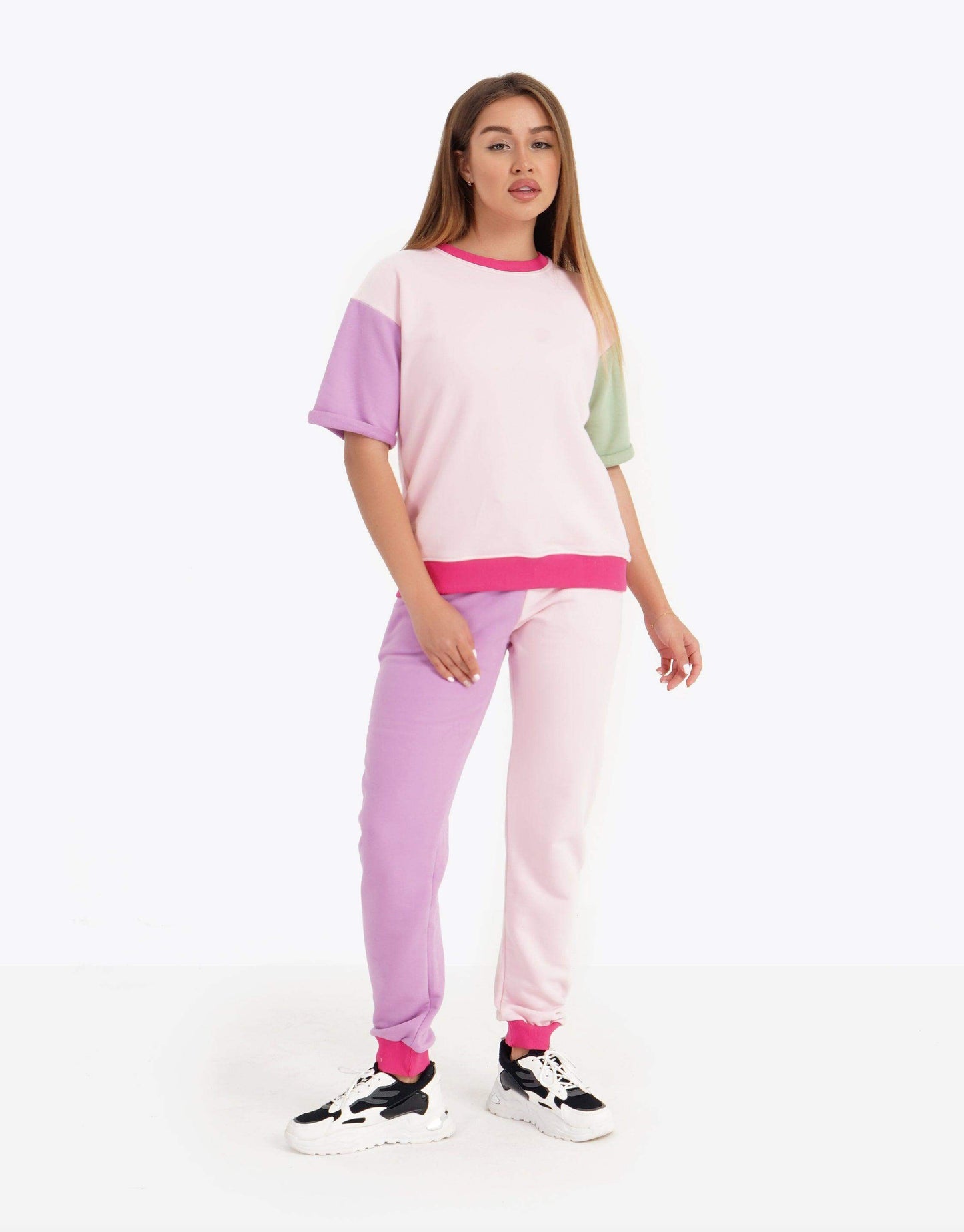 Multicolor Loungewear Set - Carina - ÙƒØ§Ø±ÙŠÙ†Ø§