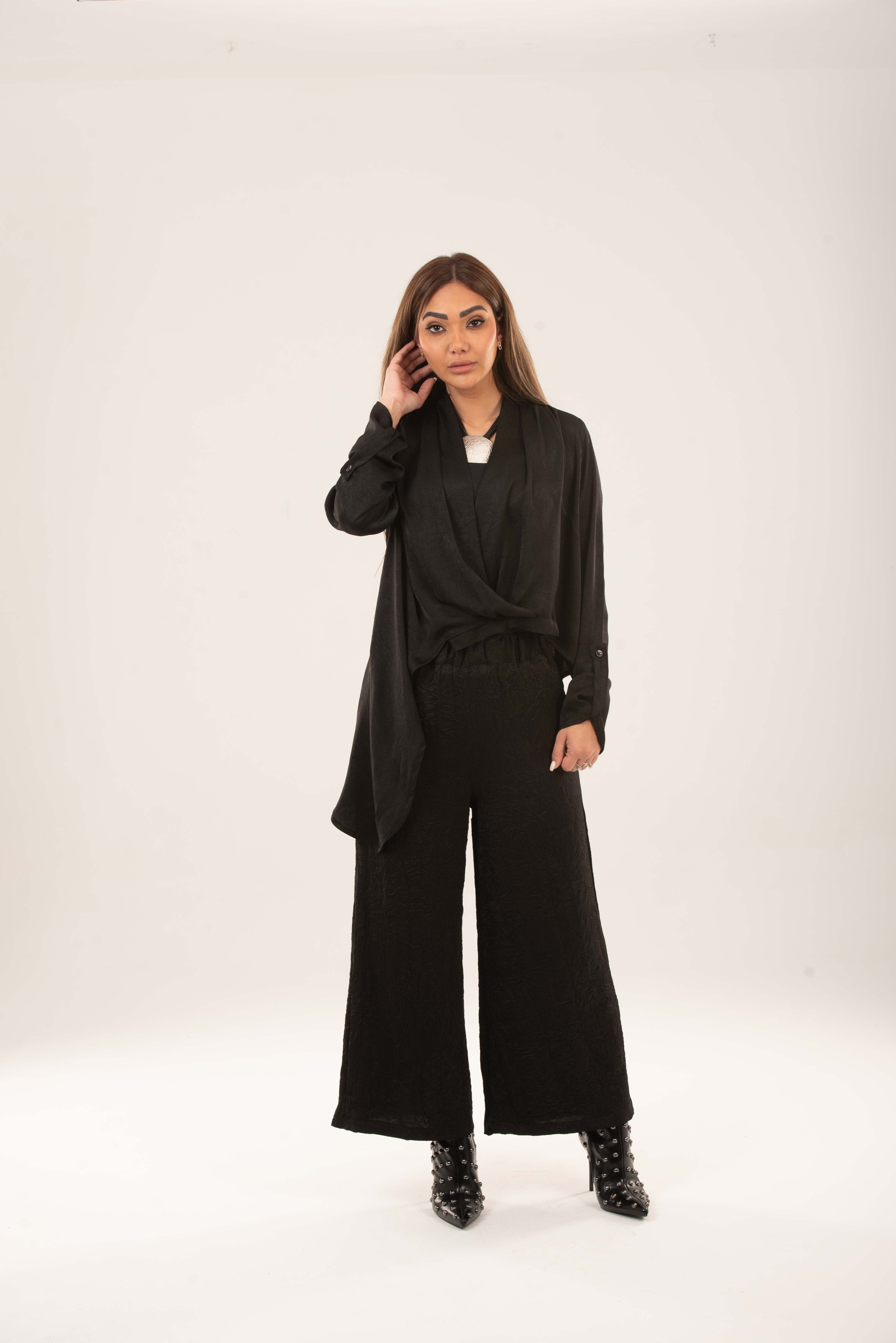 Satin Asymmetrical Set
