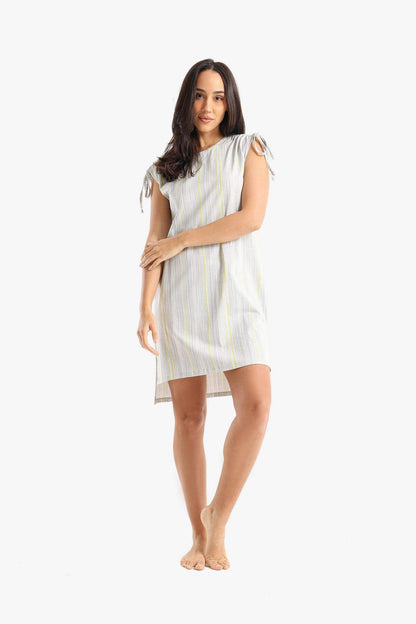 Nightgown with Elastic Drawstring - Carina - ÙƒØ§Ø±ÙŠÙ†Ø§