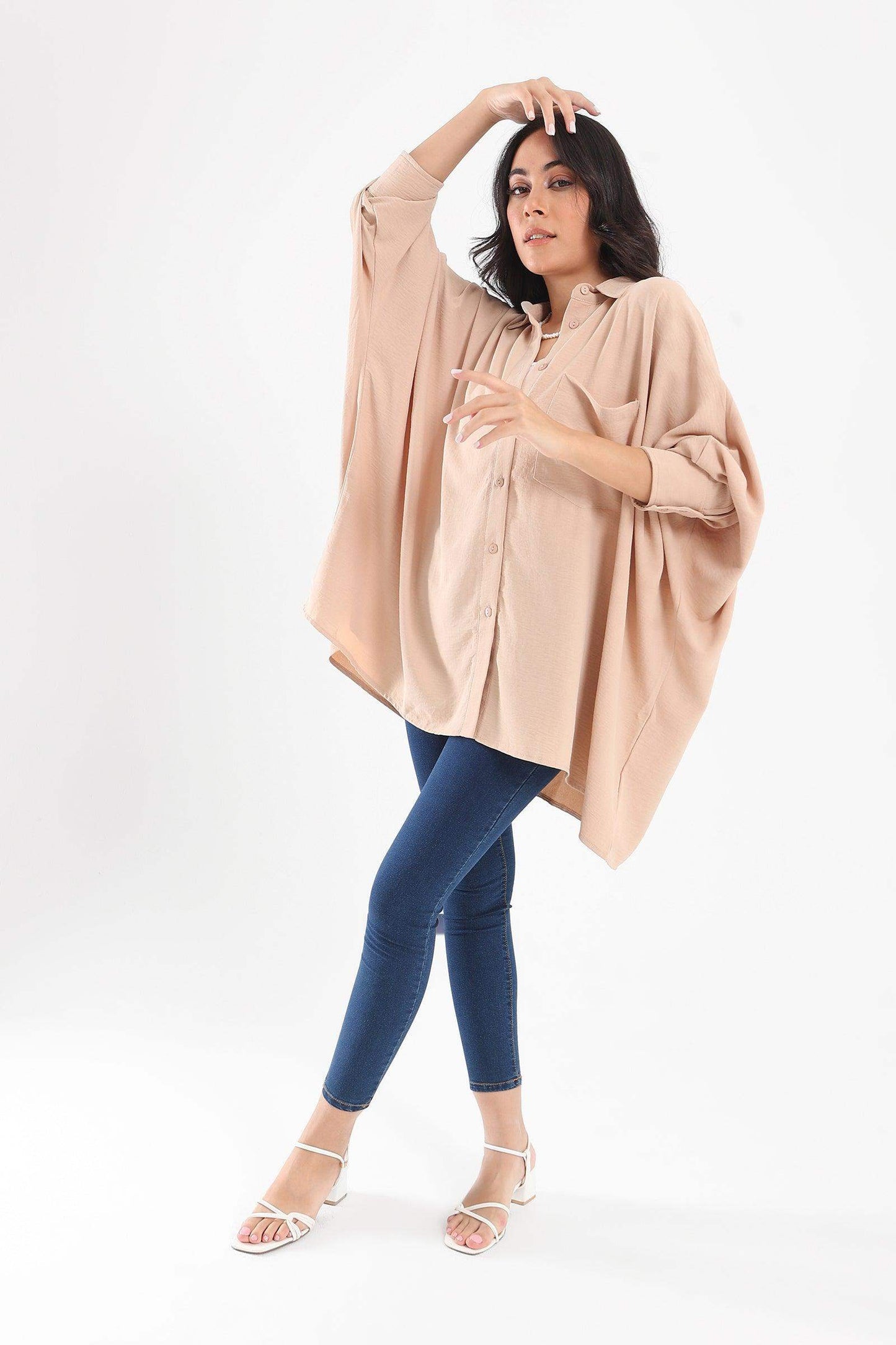 One Size Asymmetrical Shirt - Carina - ÙƒØ§Ø±ÙŠÙ†Ø§