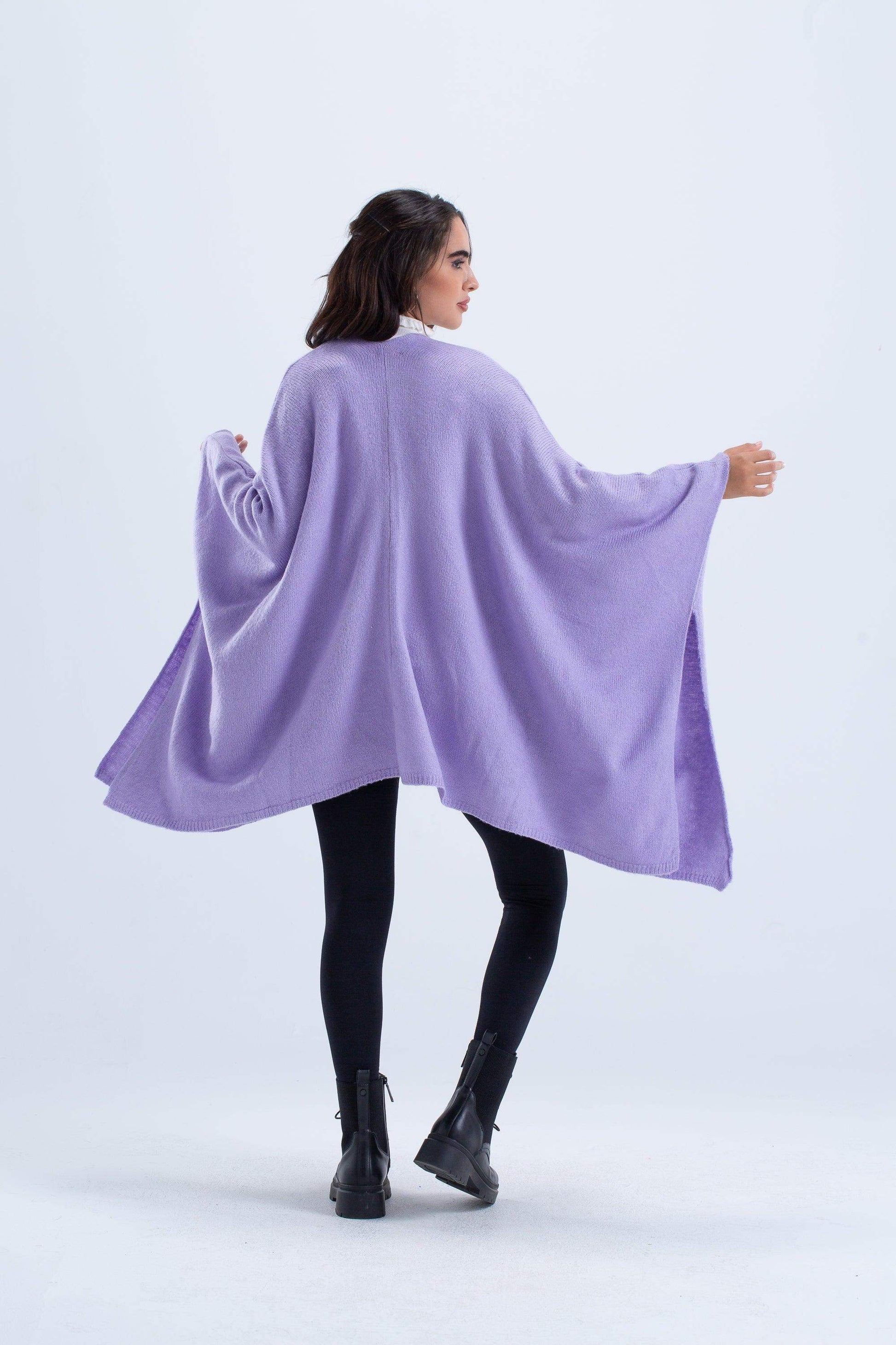 One Size Wool Poncho - Carina - ÙƒØ§Ø±ÙŠÙ†Ø§