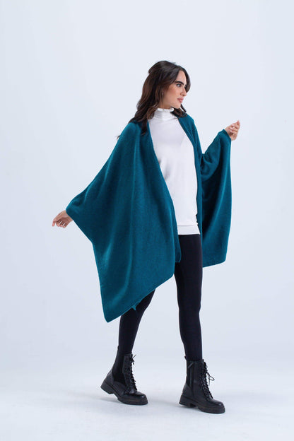 One Size Wool Poncho - Carina - ÙƒØ§Ø±ÙŠÙ†Ø§