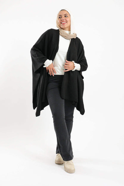 One Size Wool Poncho - Carina - ÙƒØ§Ø±ÙŠÙ†Ø§