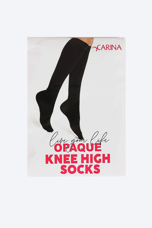 Opaque Knee High Socks - Carina - ÙƒØ§Ø±ÙŠÙ†Ø§