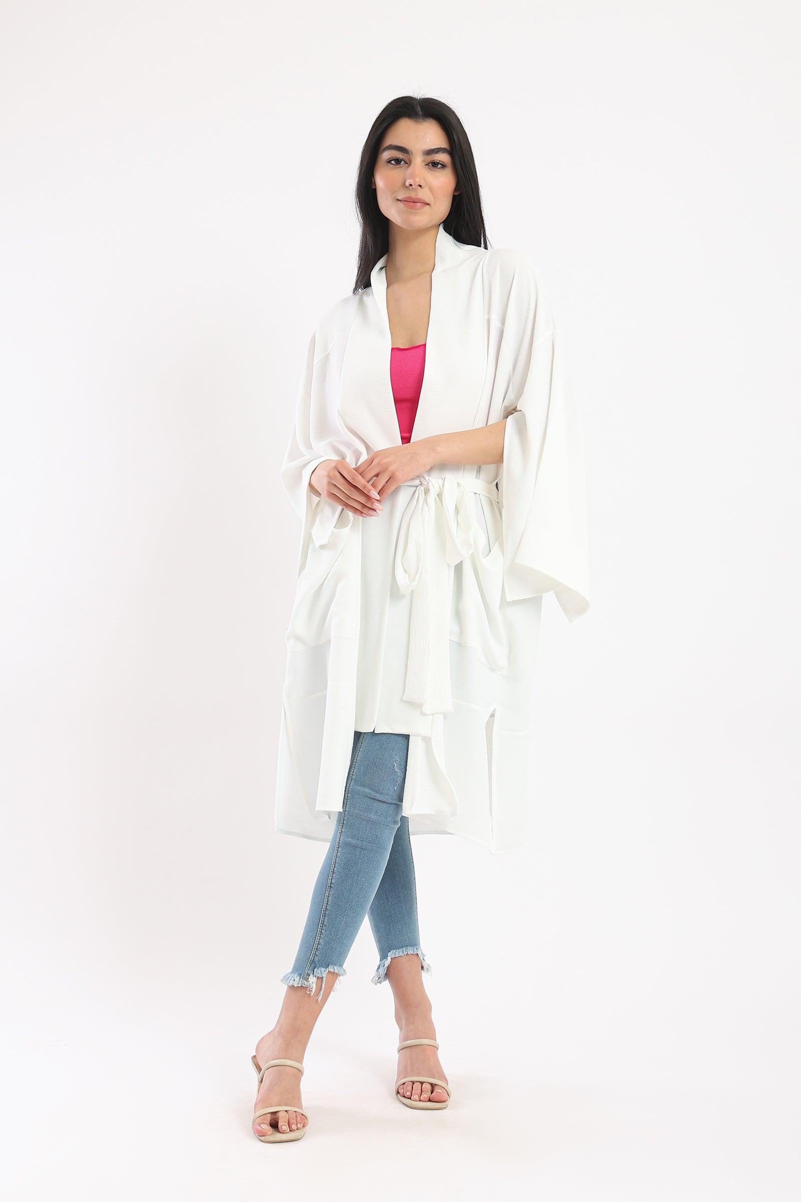 Open Long Sleeves Kimono - Clue-wear
