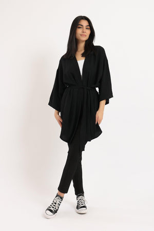 Open Neckline Cardigan - Clue-wear