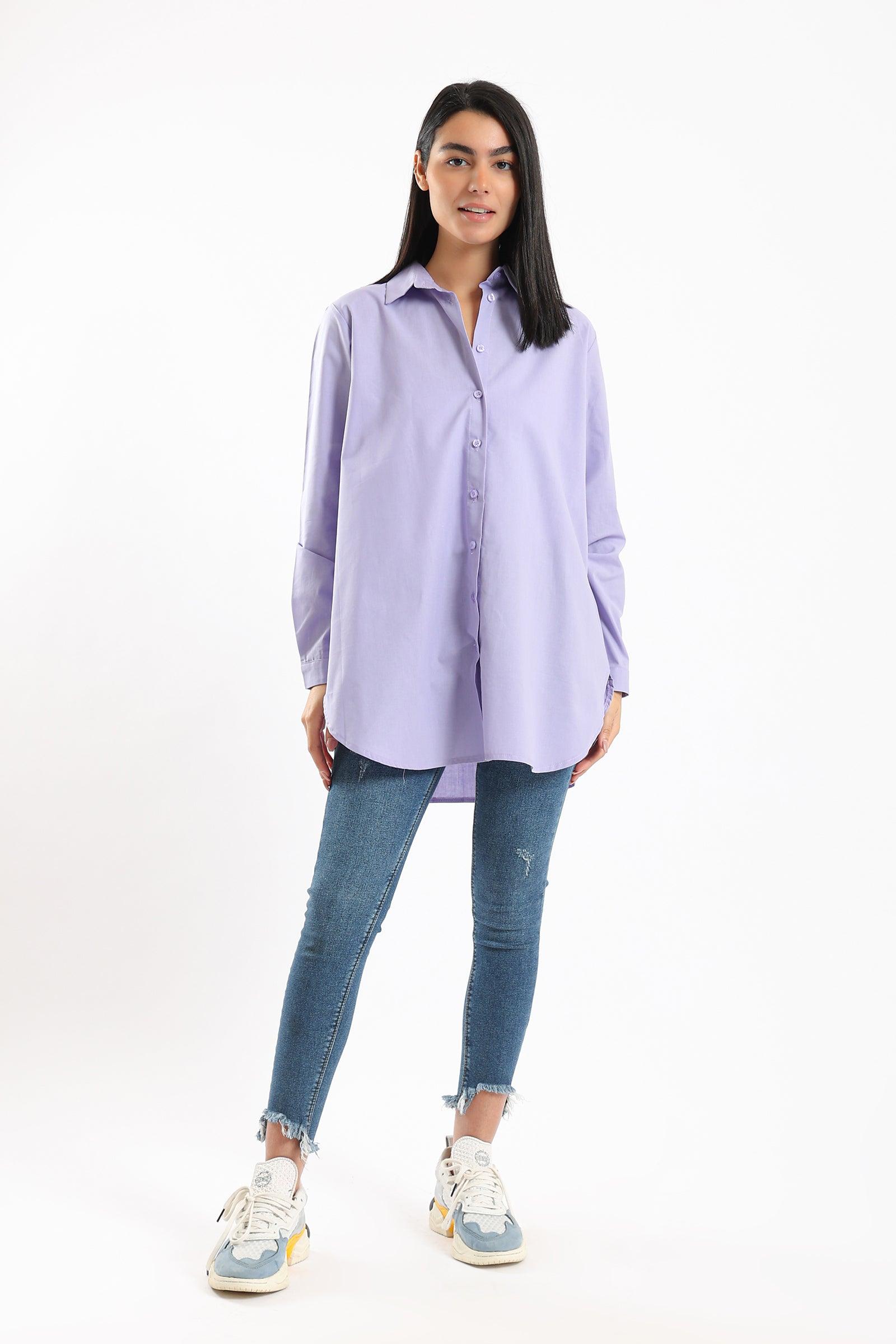Over Sized Back Print Shirt - Clue Wear
