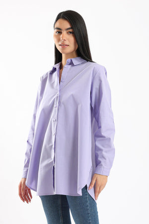 Over Sized Back Print Shirt - Clue Wear