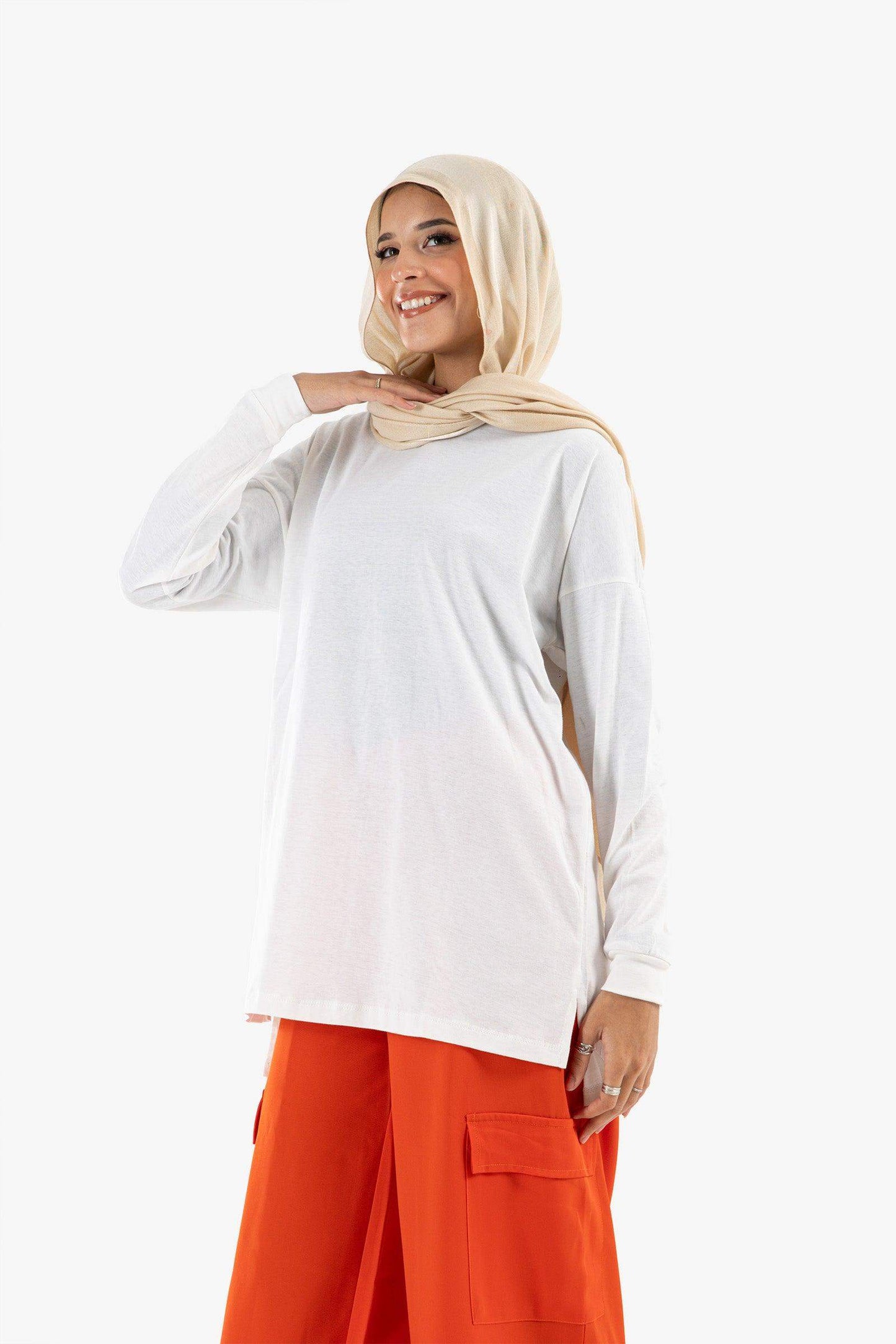 Overlapping Print Lounge T-Shirt - Carina - ÙƒØ§Ø±ÙŠÙ†Ø§