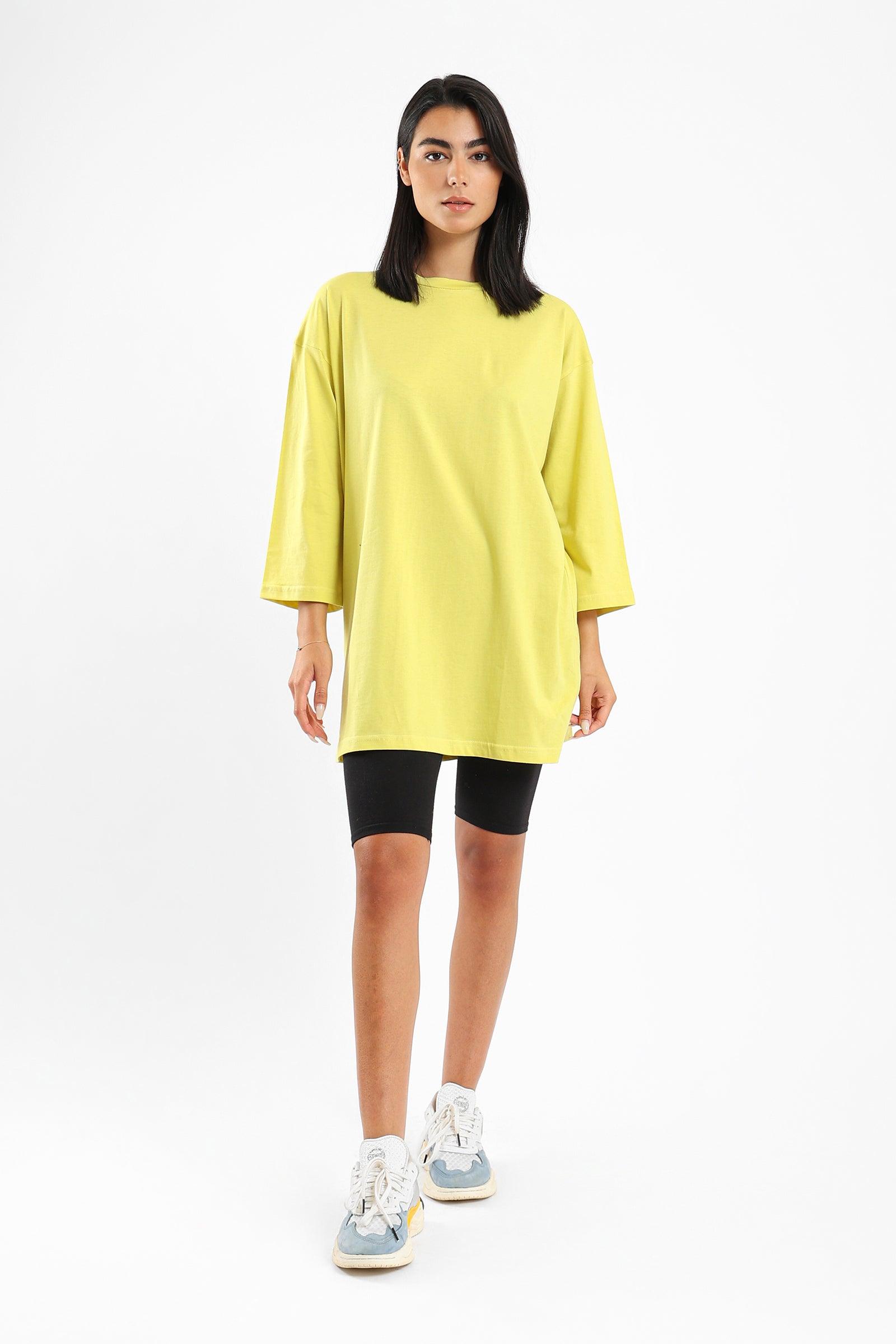 Oversized Back Printed T-shirt - Clue Wear