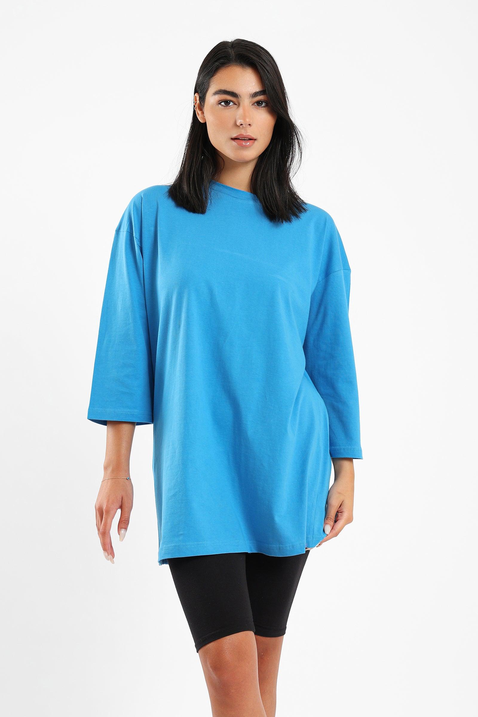 Oversized Back Printed T-shirt - Clue Wear