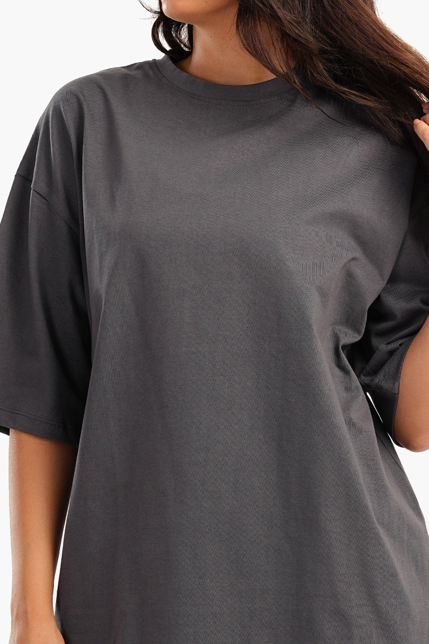 Oversized Plain Lounge T-Shirt - Carina - ÙƒØ§Ø±ÙŠÙ†Ø§