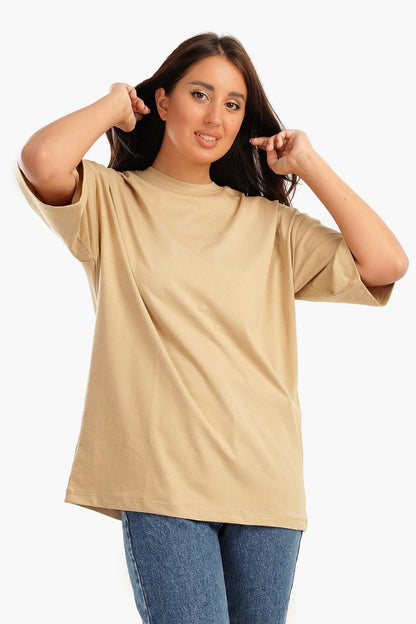 Oversized Plain Lounge T-Shirt - Carina - ÙƒØ§Ø±ÙŠÙ†Ø§