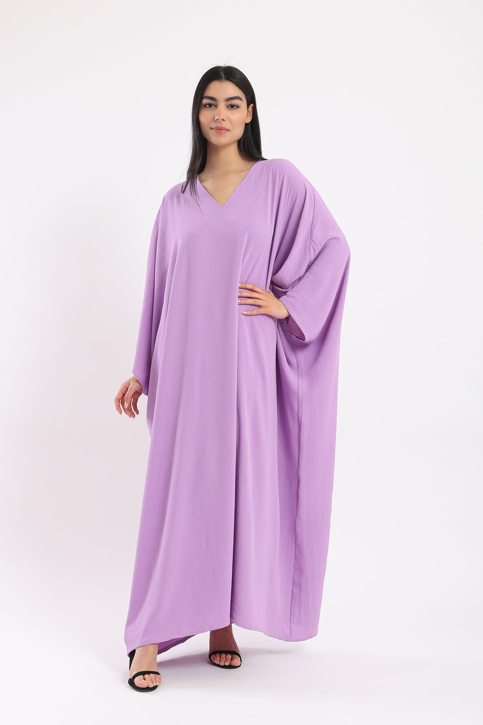 Oversized V-Neck Dress - Clue-wear