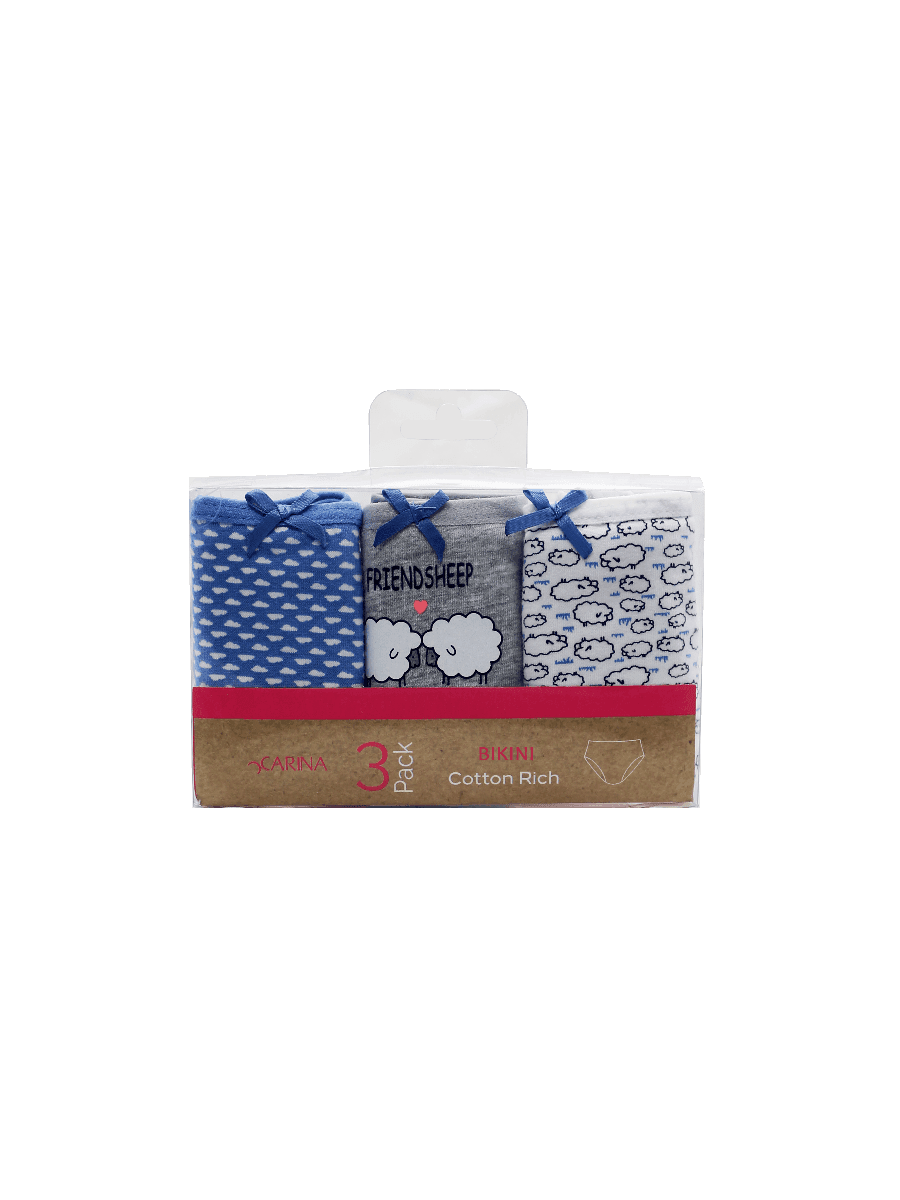 Pack of 3 Bikini Panties - Carina - ÙƒØ§Ø±ÙŠÙ†Ø§