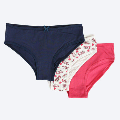 Pack of 3 Colored Bikini Panties - Carina - ÙƒØ§Ø±ÙŠÙ†Ø§