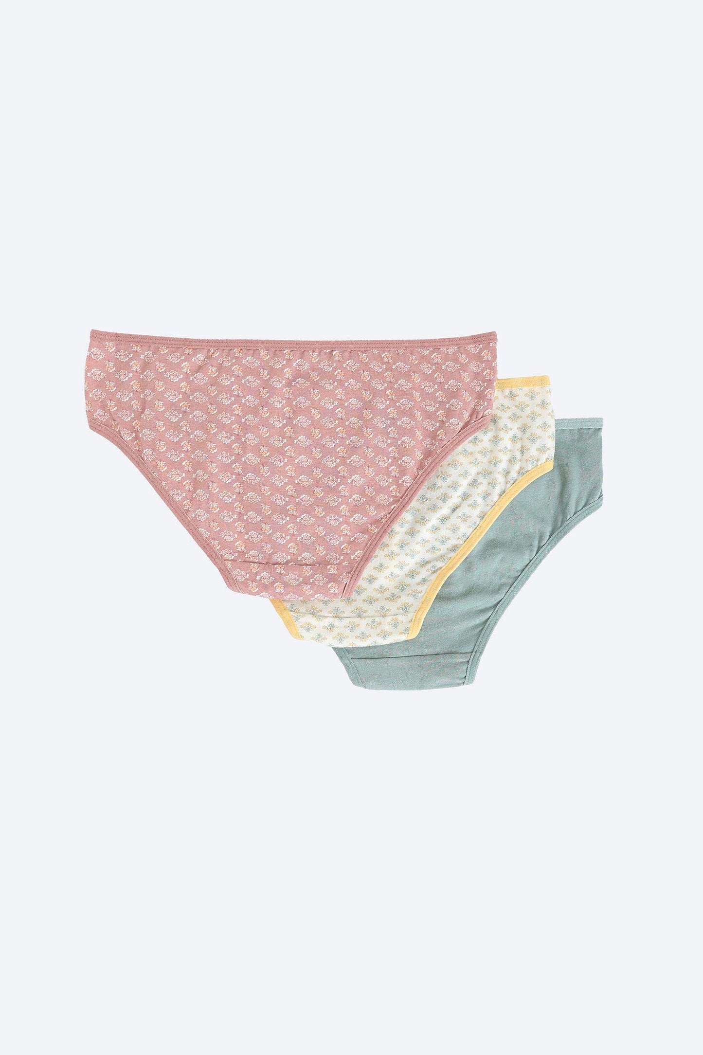 Pack of 3 Colored Bikini Panties - Carina - ÙƒØ§Ø±ÙŠÙ†Ø§