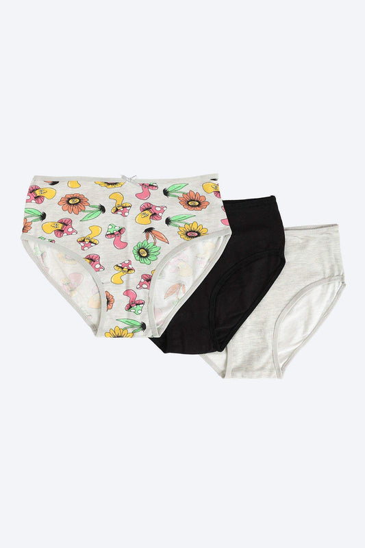 Pack of 3 Colored Brief Panties - Carina - ÙƒØ§Ø±ÙŠÙ†Ø§