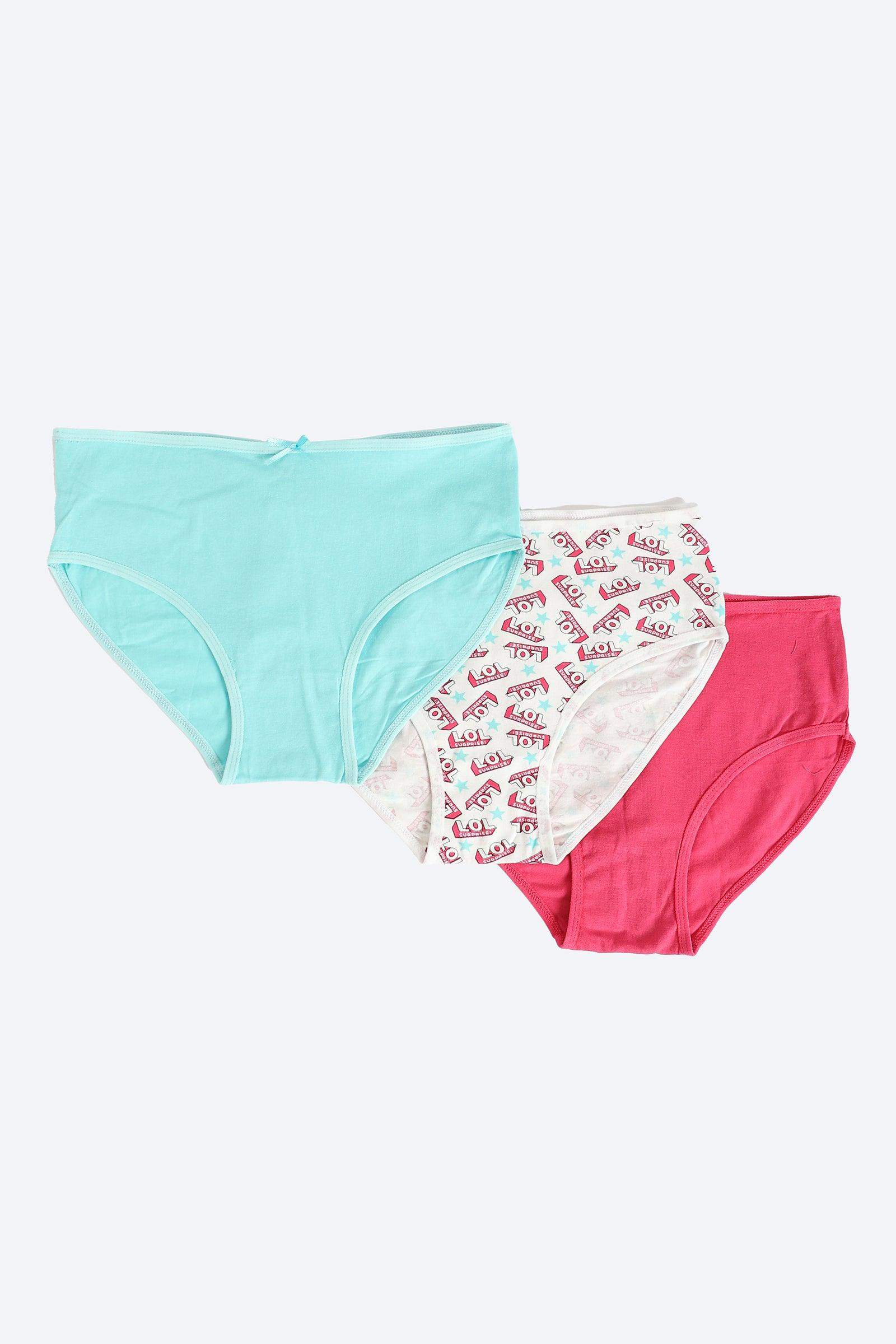 Pack of 3 Colored Brief Panties - Carina - ÙƒØ§Ø±ÙŠÙ†Ø§