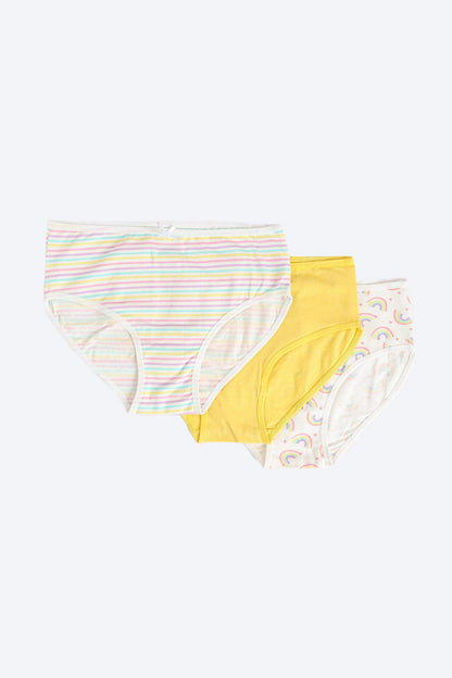 Pack of 3 Colored Brief Panties - Carina - ÙƒØ§Ø±ÙŠÙ†Ø§