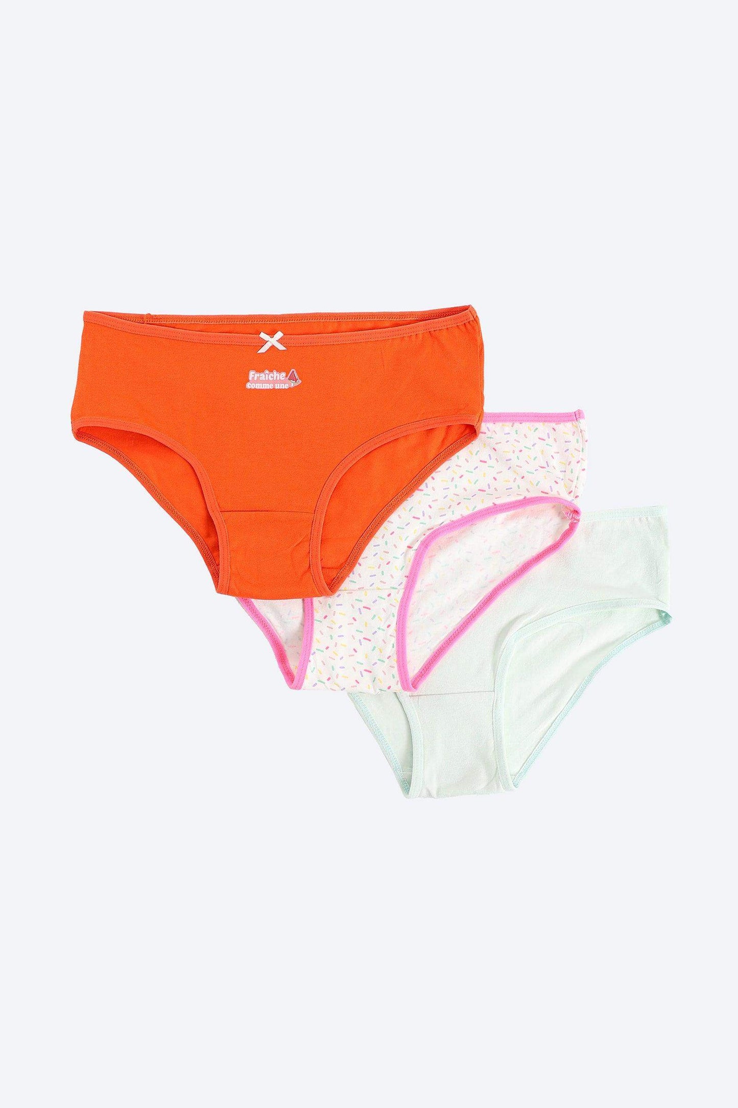 Pack of 3 Colored Brief Panties - Carina - ÙƒØ§Ø±ÙŠÙ†Ø§