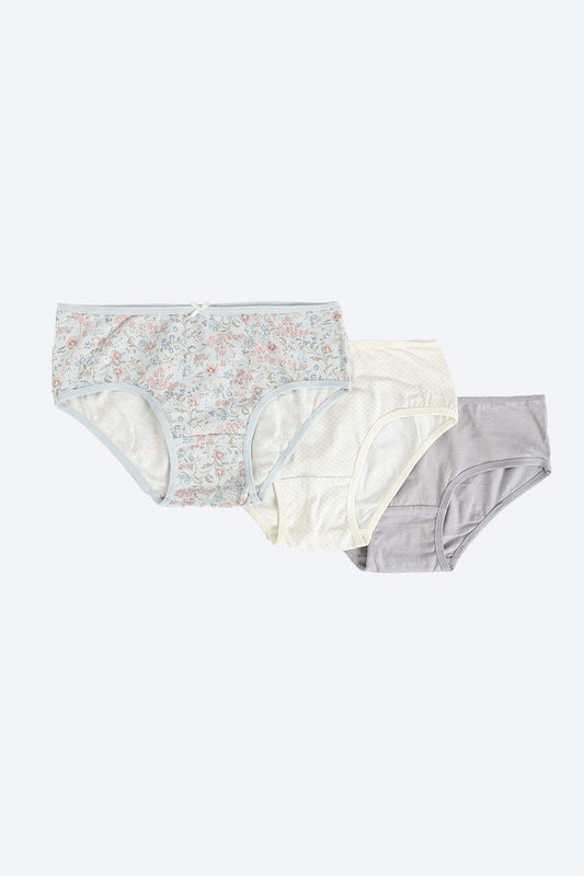 Pack of 3 Colored Brief Panties - Carina - ÙƒØ§Ø±ÙŠÙ†Ø§