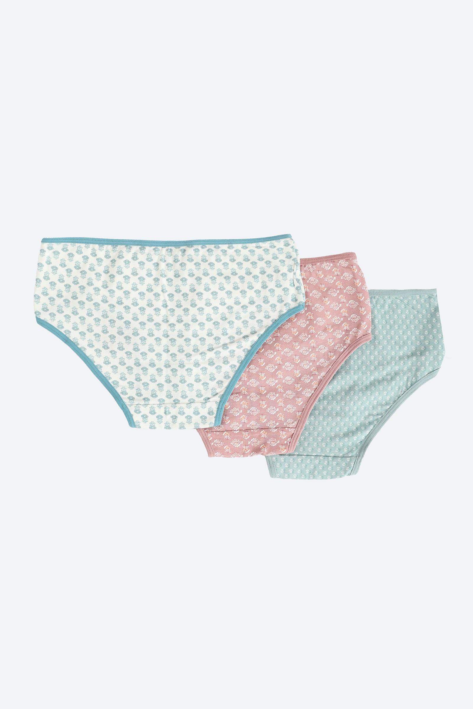 Pack of 3 Colored Brief Panties - Carina - ÙƒØ§Ø±ÙŠÙ†Ø§