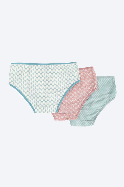 Pack of 3 Colored Brief Panties - Carina - ÙƒØ§Ø±ÙŠÙ†Ø§