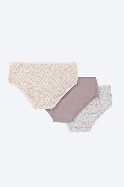 Pack of 3 Colored Brief Panties - Carina - ÙƒØ§Ø±ÙŠÙ†Ø§