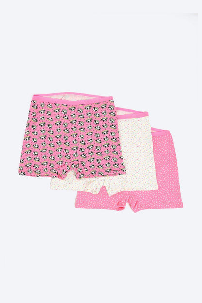 Pack of 3 Colored Short Panties - Carina - ÙƒØ§Ø±ÙŠÙ†Ø§