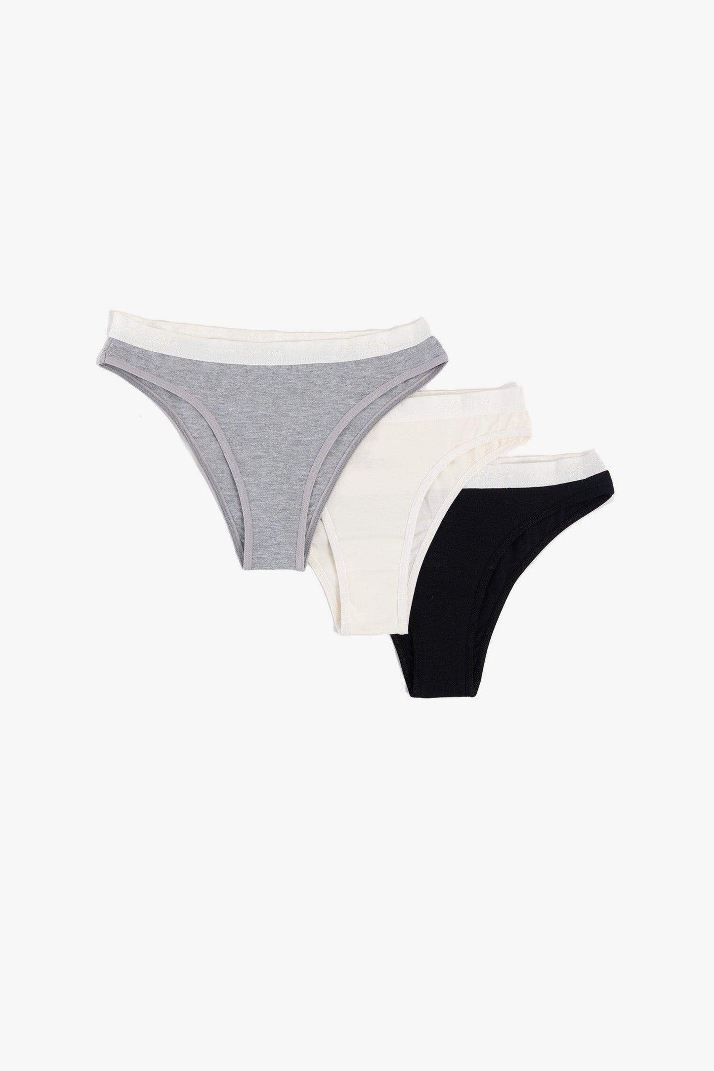 Pack of 3 Colored Thong Panties - Carina - ÙƒØ§Ø±ÙŠÙ†Ø§