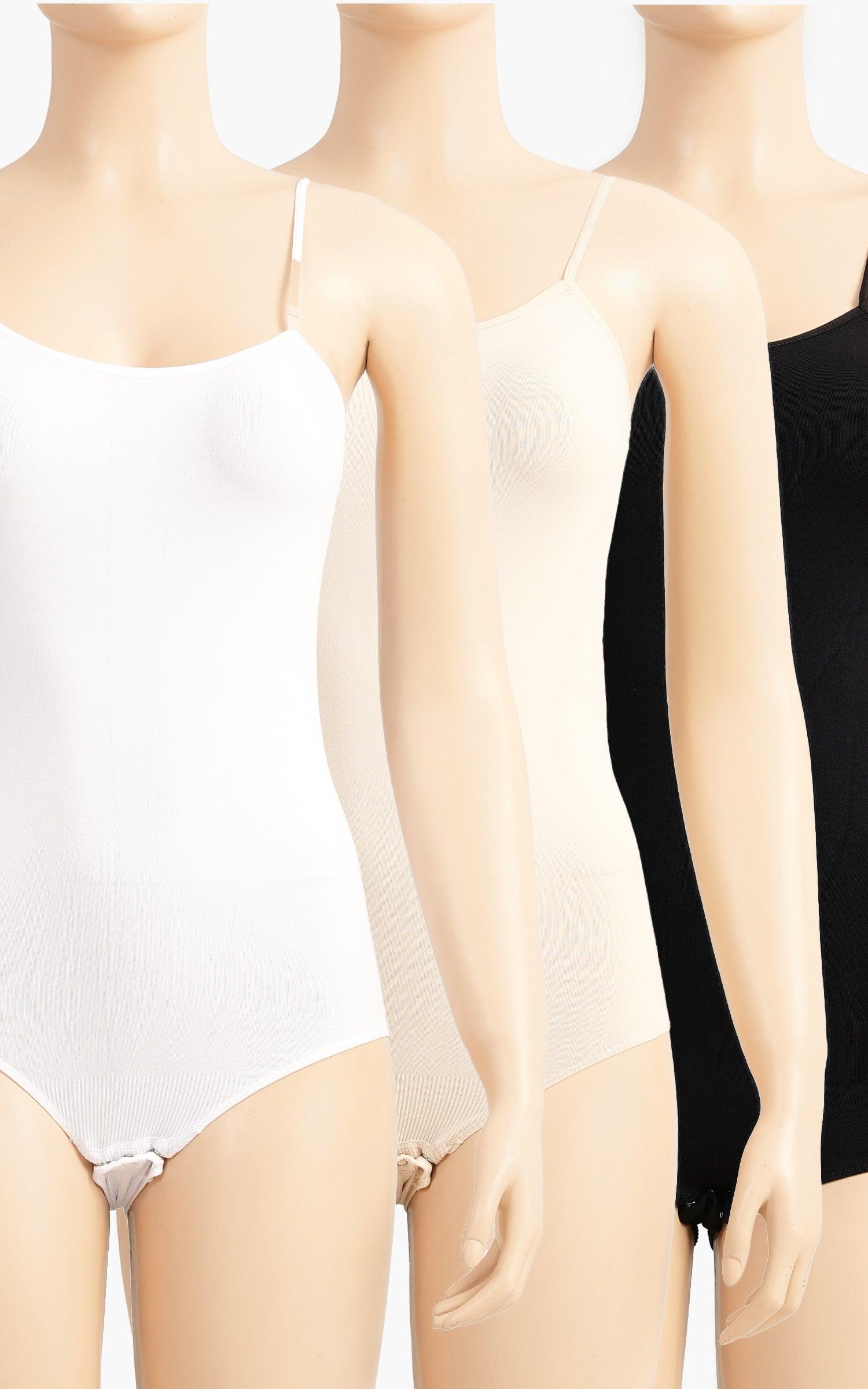 Pack of 3 Microfiber Cami Bodysuit - Carina - ÙƒØ§Ø±ÙŠÙ†Ø§