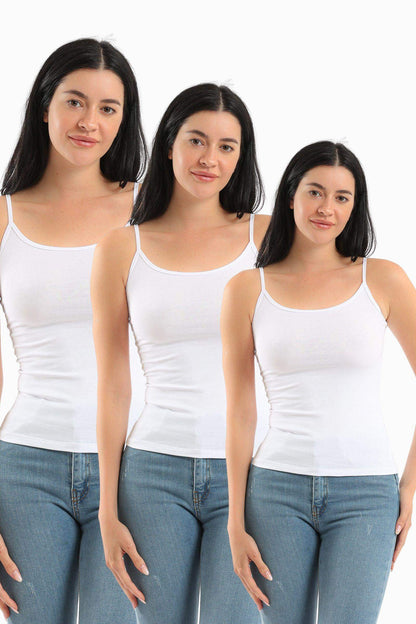 Pack of 3 Plain Cami Top - Carina - ÙƒØ§Ø±ÙŠÙ†Ø§