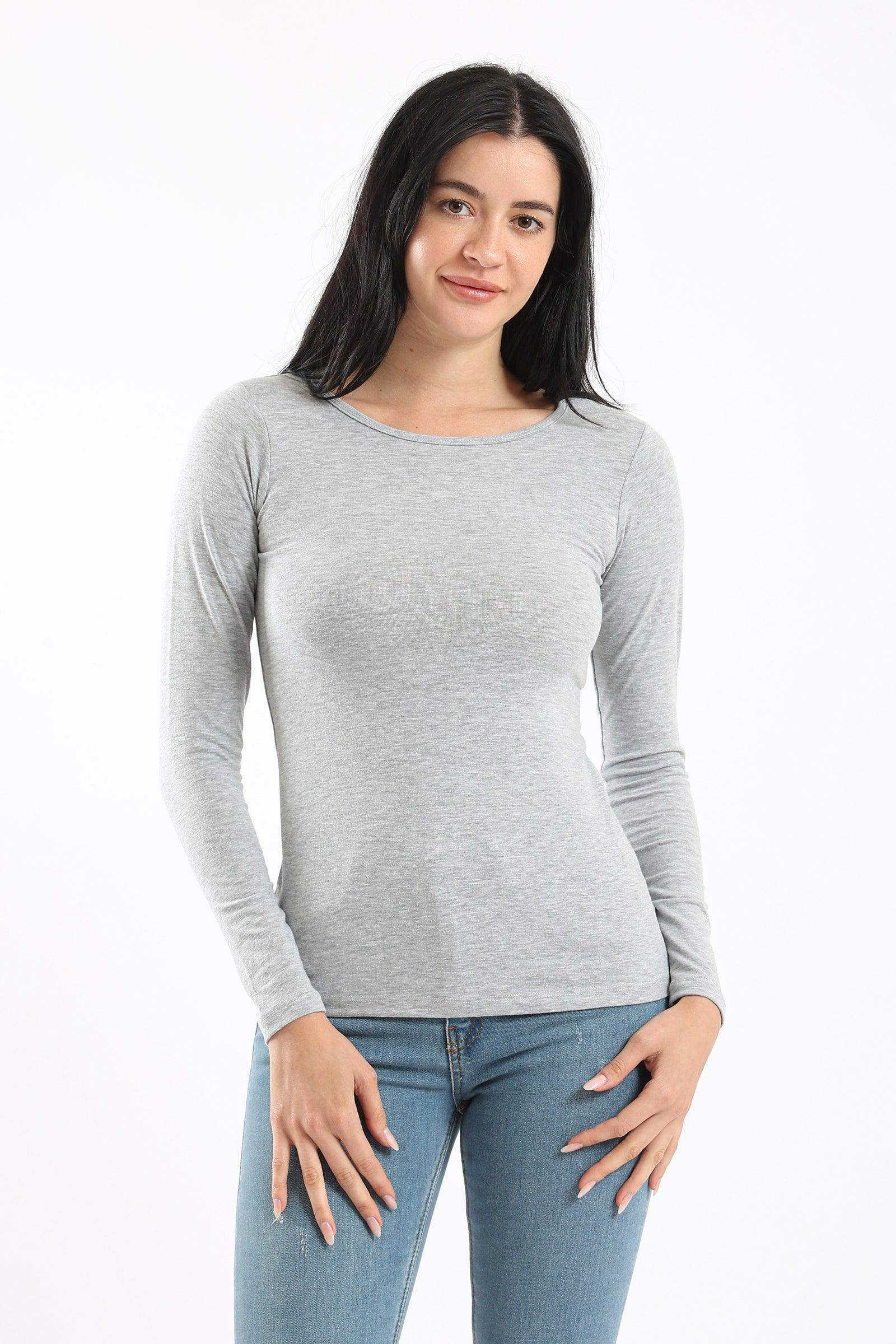 Pack of 3 Round Neck Long Sleeves Top - Carina - ÙƒØ§Ø±ÙŠÙ†Ø§