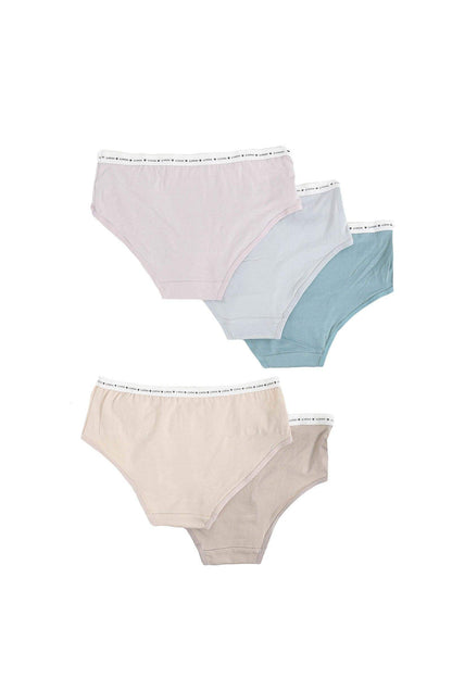 Pack of 5 Colored Brief Panties - Carina - ÙƒØ§Ø±ÙŠÙ†Ø§