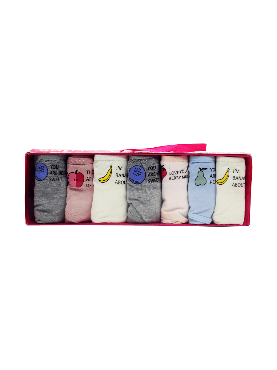 Pack of 5 Colored Full Brief Panties - Carina - ÙƒØ§Ø±ÙŠÙ†Ø§