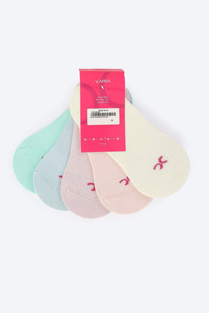 Pack of 5 Invisible Socks - Carina - ÙƒØ§Ø±ÙŠÙ†Ø§