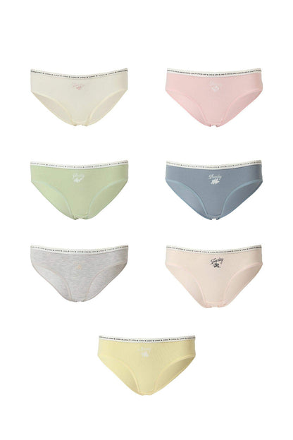 Pack Of 7 Bikini Panties For Women - Carina - ÙƒØ§Ø±ÙŠÙ†Ø§